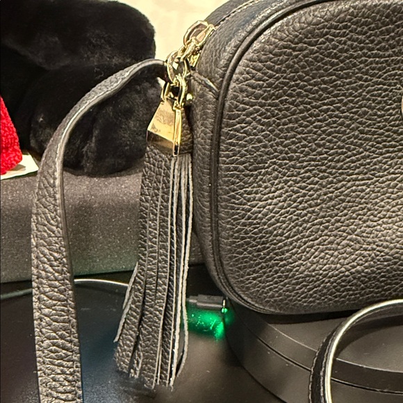 Kate Spade ♠️ Black Pebbled Leather Crossbody Bag - Picture 3 of 8